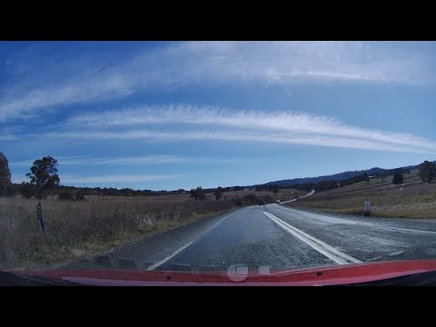 4K Car Ride (Friday 20230811 | To Mudgee NSW | Morning | Video #76)