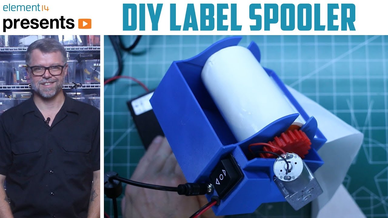 Episode 416 - DIY #3DPrinted Label Spooler | element14
