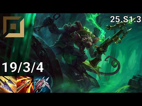 Twitch ADC vs Ezreal - EUW Master | Patch 25.S1.3