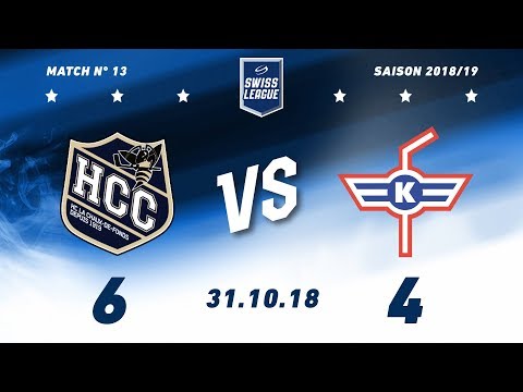 31.10.2018 HC La Chaux-de-Fonds –  EHC Kloten (6-4)