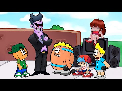 Cantando na Esquina 2 - Barril, Rafa e Cabeção em Friday Night Funkin Contra Daddy Dearest