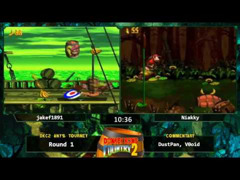 JakeF1891 vs Niakky - Donkey Kong Country 2 Any% Tournament 2016