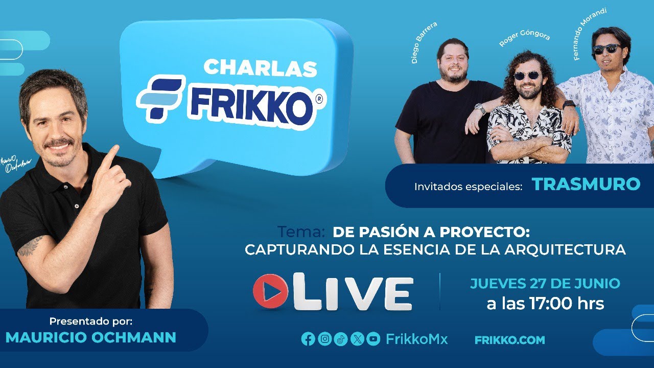 1º Charla Frikko con Mauricio Ochmann y Trasmuro 🤩