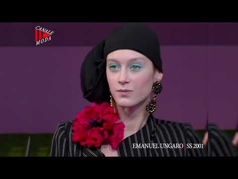 EMANUEL UNGARO Haute Couture Spring Summer 2001 Paris 4K - Canale Moda