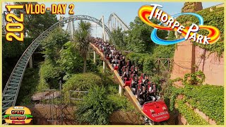 Thorpe Park 2021 VLOG Day 2 - Colossus, The Swarm, Nemesis Inferno and more!