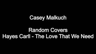 The Love That We Need(Hayes Carll Cover) - Casey Malkuch