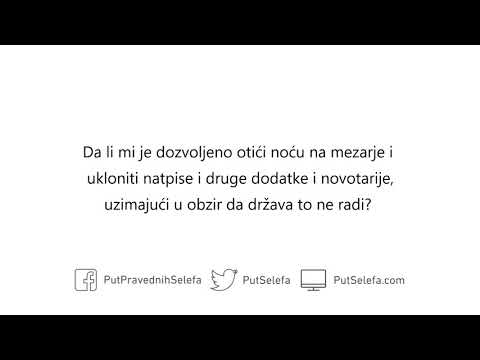Ko uklanja grijehe sa mezarja?