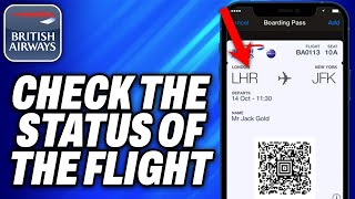 How To Check The Status Of The Flight on British Airways -Easy Fix