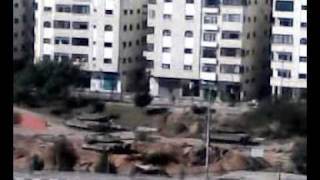 preview picture of video 'War on Gaza - Barcelona Garden, Tal El-Hawa, Gaza City-15 Jan 2009'
