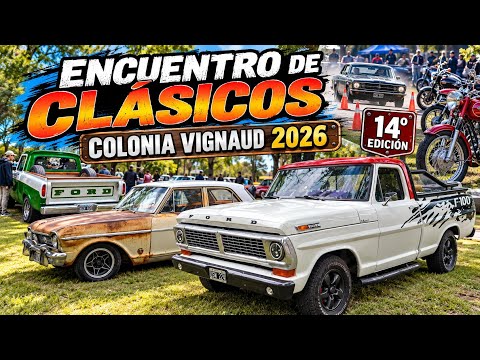 ¡UNA LOCURA DE FIERROS! 🔥 Encuentro de Clásicos en Colonia Vignaud 2026