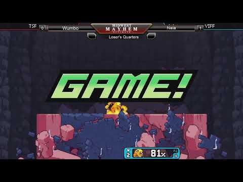 Midwest Mayhem Ultimate - Rivals of Aether - Loser's Quarters - SAVE (Zetterburn) vs. Wumbo (Etalus)