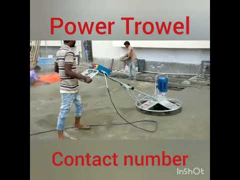 Power Trowel Cum Flooring Machine