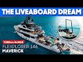 The ULTIMATE Liveaboard Superyacht CdM Flexplorer 146 Maverick Tour Review
