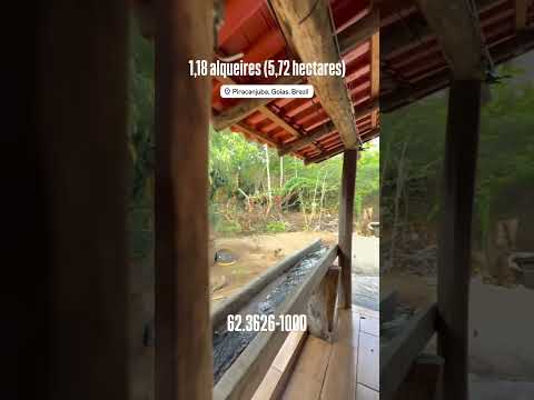Rancho de Pesca – Piracanjuba/GO a 90 km de Goiânia, 1,18 alqueires (5,72 hectares) #rancho #agro