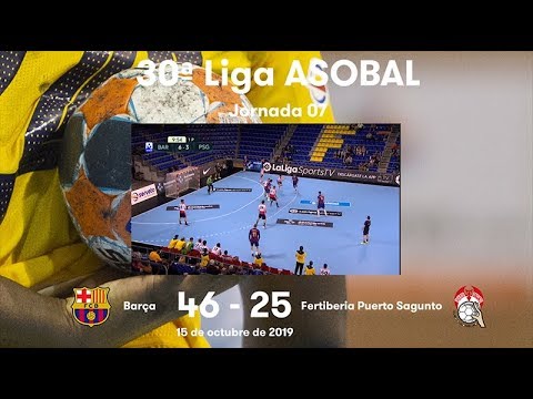 LIGA ASOBAL J07: Barça - Fertiberia Puerto Sagunto 46-25