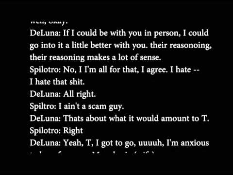 Carl Deluna calls Tony Spilotro