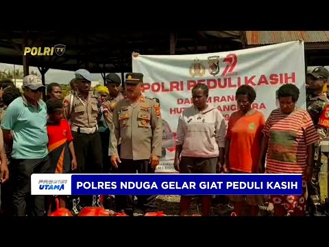 POLRES NDUGA GELAR ACARA PEDULI KASIH