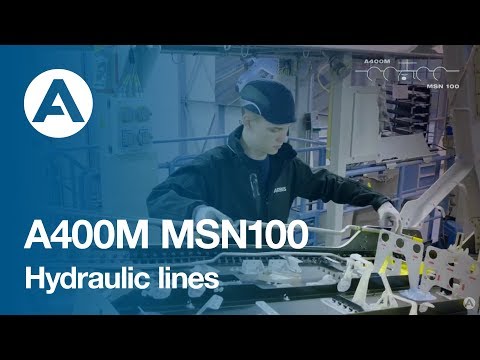 9. How to build an A400M - Hydraulic lines
