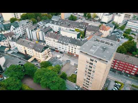 Wuppertal Barmen Rundflug by Drohne DJi Mini 3 Pro