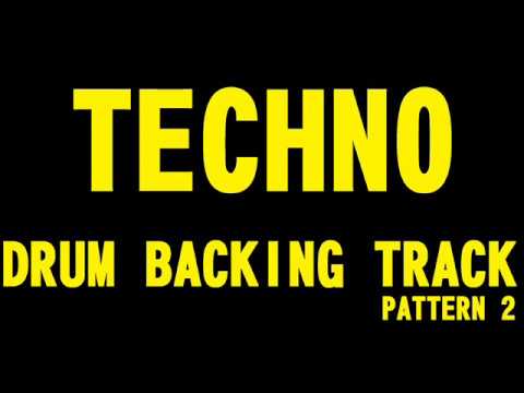 TECHNO DRUM BACKING TRACK PATTERN 2 -120 BPM-