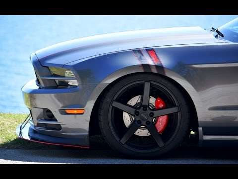 CUSTOM APR MUSTANG SPLITTER!!