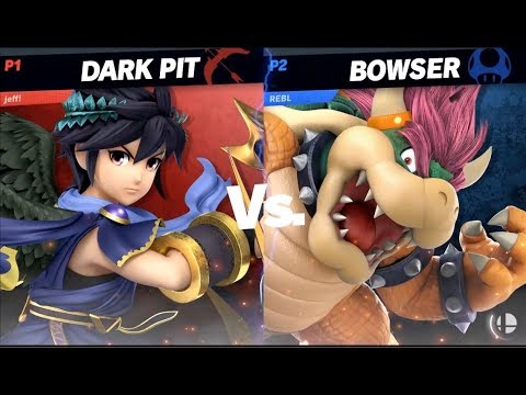 Mega Drive 9 SSBU - aaaabbk (Dark Pit) vs REBL (Bowser, Pikachu) - Loser's Bracket