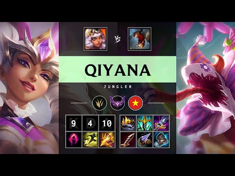 Qiyana Jungle vs Fiddlesticks: Killing spree - VN Master Patch 25.S1.1