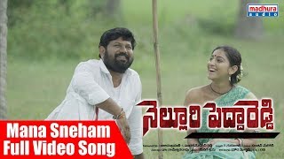 Mana Sneham Manoharam Full Video Song  Nellori Ped