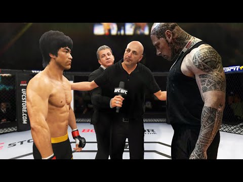 UFC4 Bruce Lee vs Martyn Ford EA Sports UFC 4