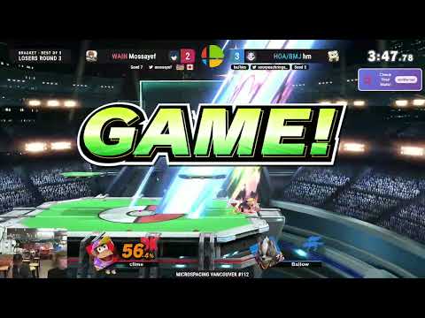 Microspacing Vancouver #112 - Mossayef VS hm - Main Bracket Losers Round 3 pt1