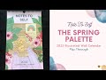 The Spring Palette - Note to Self - 2022 Illustrated Wall Calendar ~ itsarpitatime