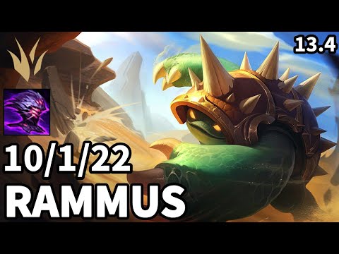 Rammus Jungle vs Nidalee - KR Master  | Patch 13.4