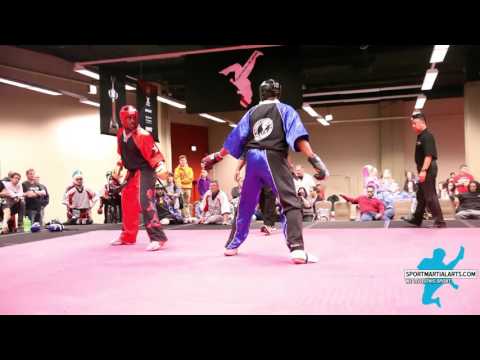 Anthony Merricks vs WIllie Brown Team Sparring Rd 3 - 2016 AKA Warrior Cup