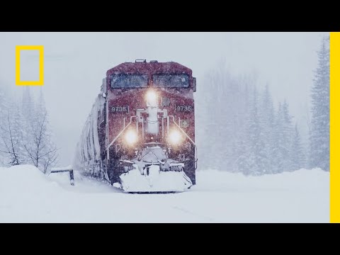 Zobacz jakie zagrożenia czekają na trasie Kolei Transkanadyjskiej!| Ekstremalna kolej Gór Skalistych