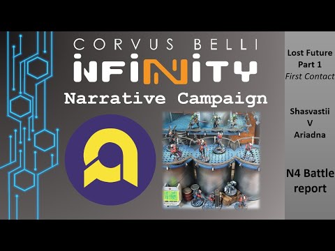 Fast Panda Gaming: Infinity N4 Battle Report - Narrative Campaign - Lost Future - Part 1