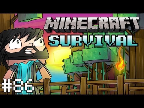 Minecraft : Survival Let's Play - Part 86 - Ninety-Six Wither Skeletons!