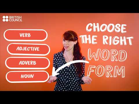 如何把一個英文單字變出五個——迷你英文教學！ (How to turn one English word into five – a Mini English Lesson)