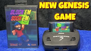 New Sega Genesis Puzzle Game Block'em Sock'em