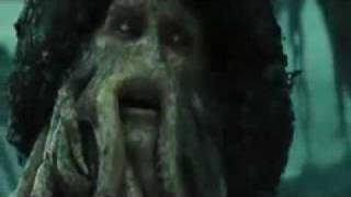 Will Turner and Davy Jones death.