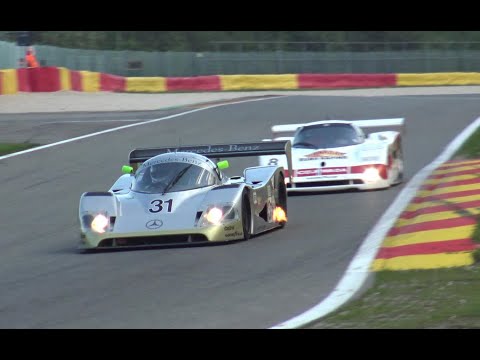Pure Sound Group C Spa Classic 2023 : Jaguar XJR, Peugeot 905, Mercedes C11, Lola T92, ... ! [HD]