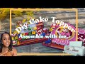 3D Cake Topper Tutorial Cricut Design Space Assemble With Me Crafting With Shaneda