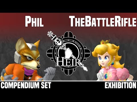Heir 4 - Phil (Fox) vs TheBattleRifle (Peach) - COMPENDIUM SET - EXHIBITION