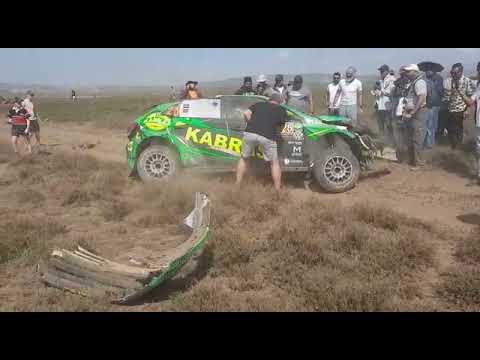 Tejveer Rai Crashed at WRC Safari Rally 2021