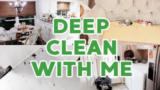 *INSANELY MOTIVATING* DEEP CLEAN WITH ME! EXTREME SPEED CLEANING MOTIVATION! RAINY DAY CLEAN WITH ME