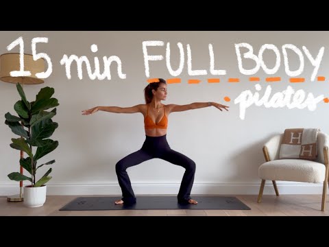 15MIN full body hourglass dynamic pilates workout // for everyday toning & energy // no equipment