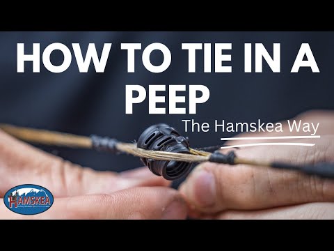 Tie in Your Peep the Hamskea Way | FS Raptor Demonstration