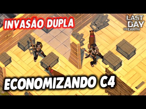 INVASÃO DUPLA ECONOMIZANDO C4 - Last Day On Earth