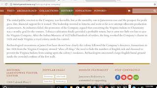 THE VIRGINIA COMPANY PART 1