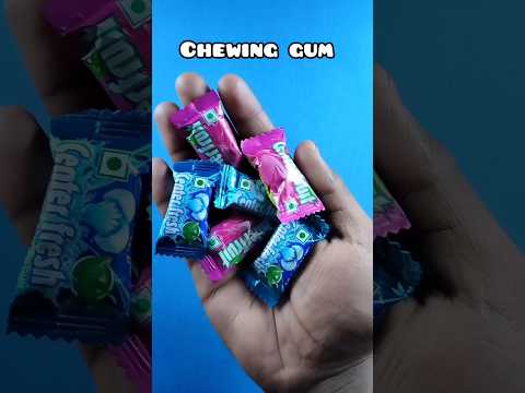 2 Flavored Edible Slime 👅🎧 | Chewing gum #shorts