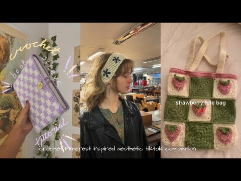 crochet ideas/styles/tips Pinterest inspired | Tiktok compilation 🤍🧶